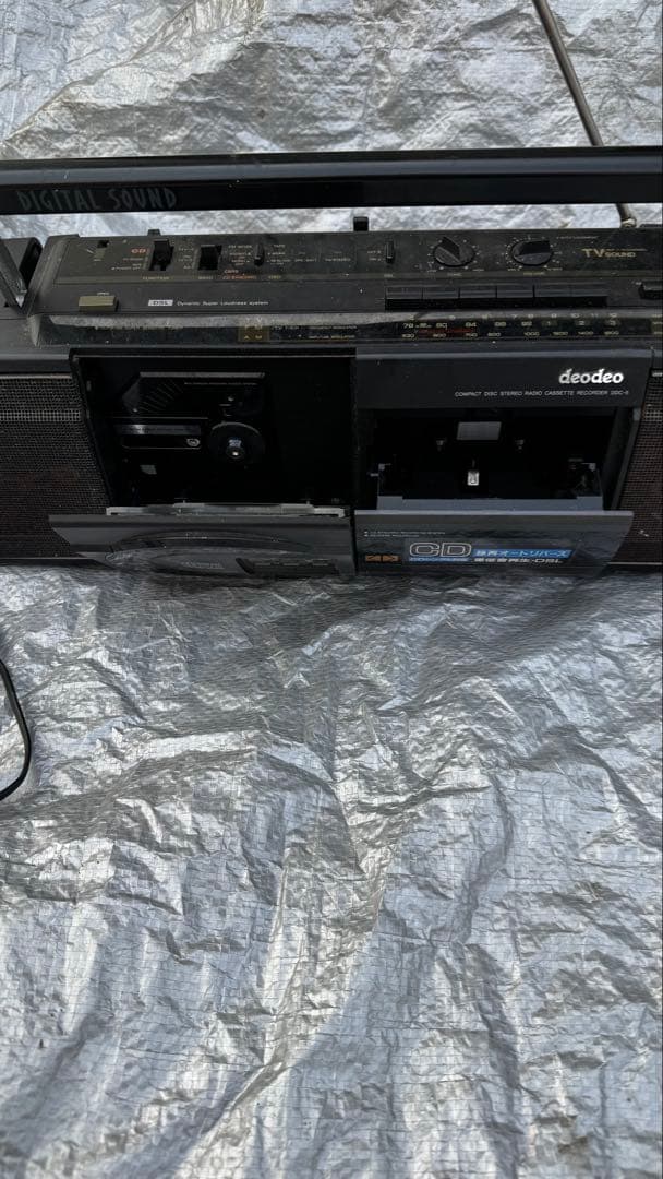 deodeo CDラジカセ オートリバース　MODEL NO.DDC-5