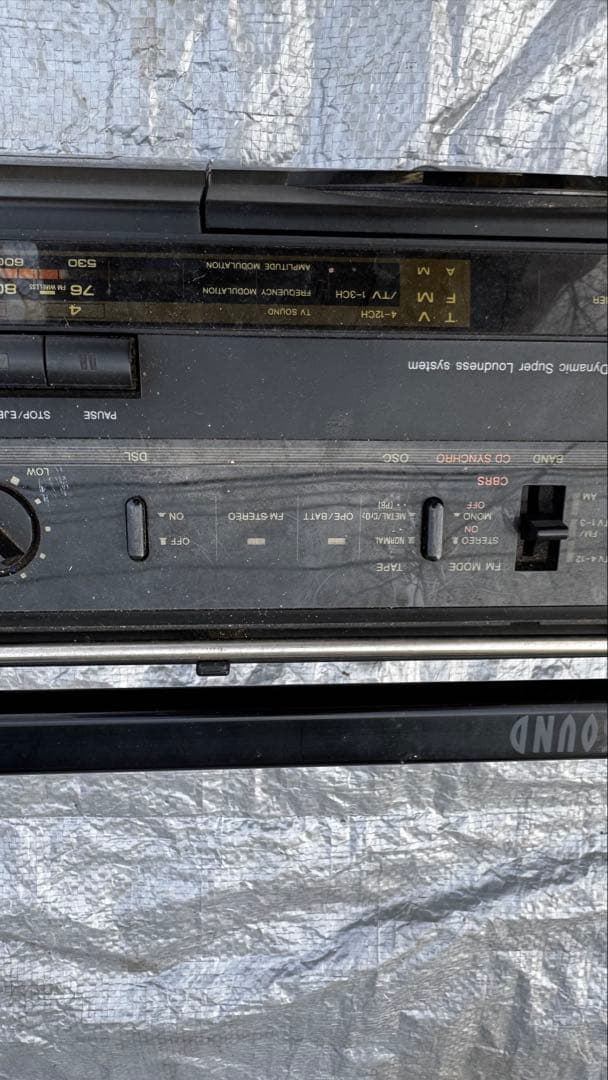 deodeo CDラジカセ オートリバース　MODEL NO.DDC-5