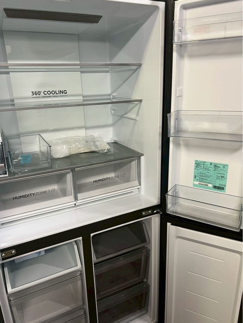 【美品】Haier 4ドア冷蔵庫 JR-GX47A 2024年製470L 観音開