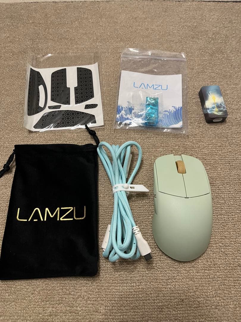 LAMZU Atlantis OG V2 抹茶グリーン 4000Hzドングル付き