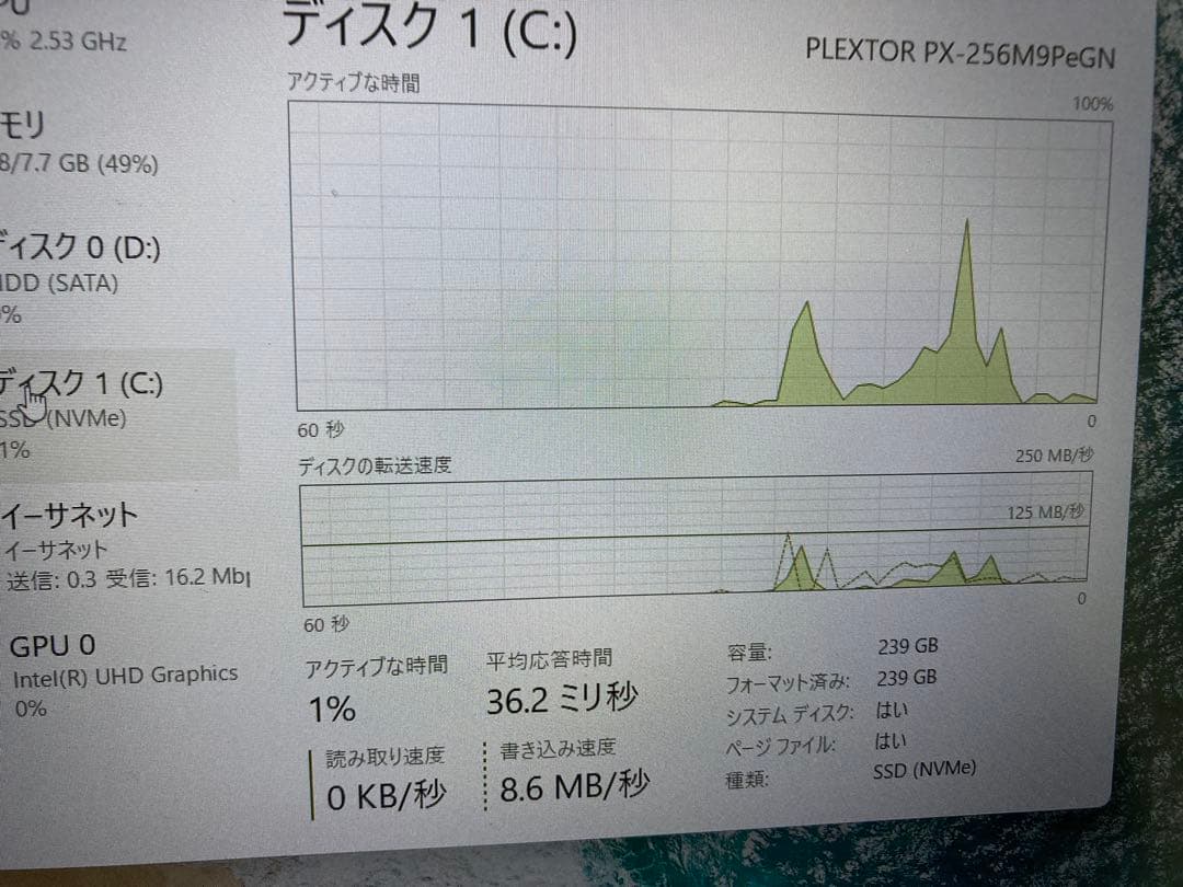 第10世代Win11正式対応 i5 メモリ8GB office2024ノートPC