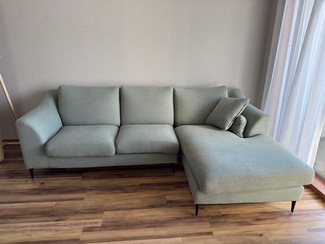 【NITORI】L字ソファ／カウチソファ 美品・引き取り限定