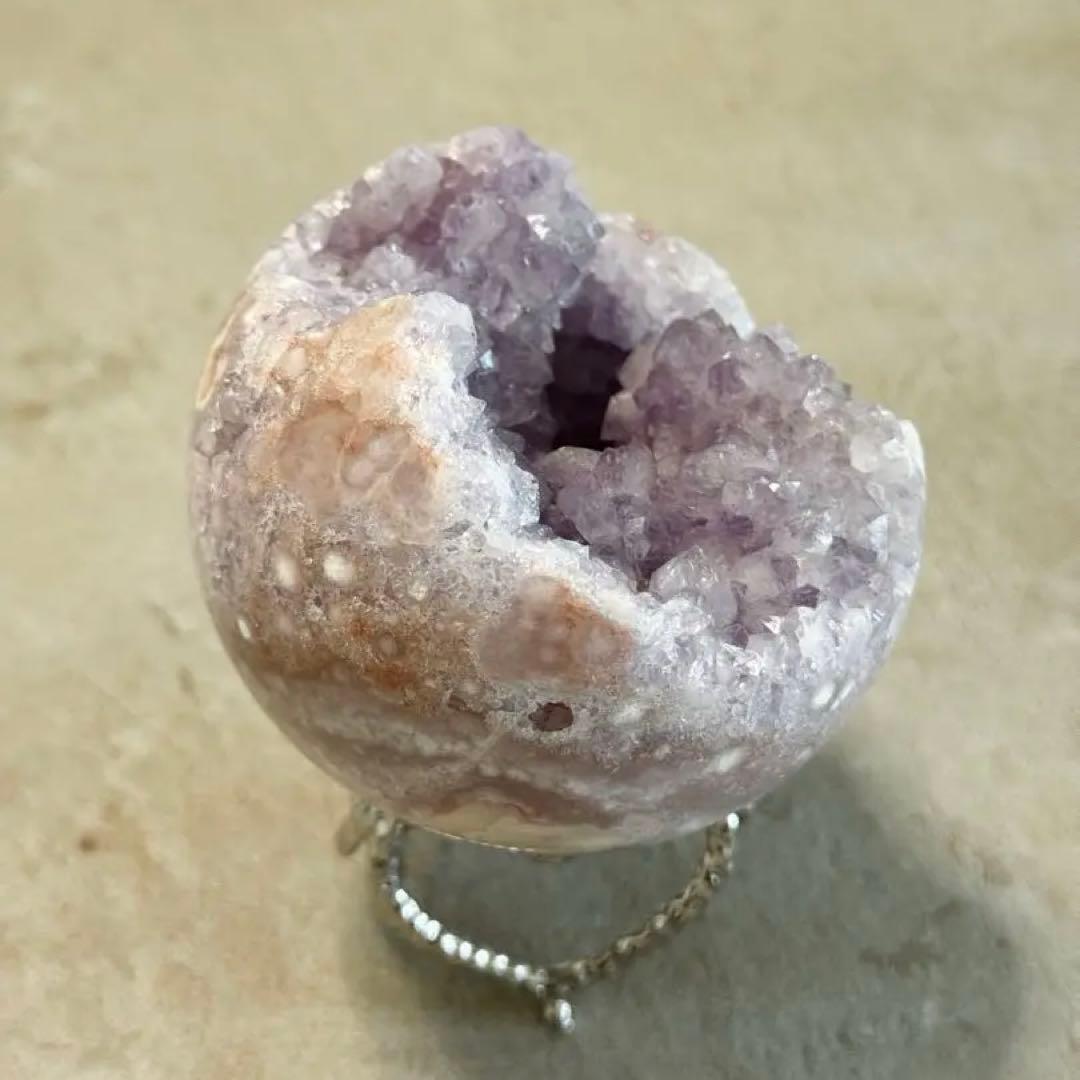 高品質ピンクアメジストスフィア/79.24mm