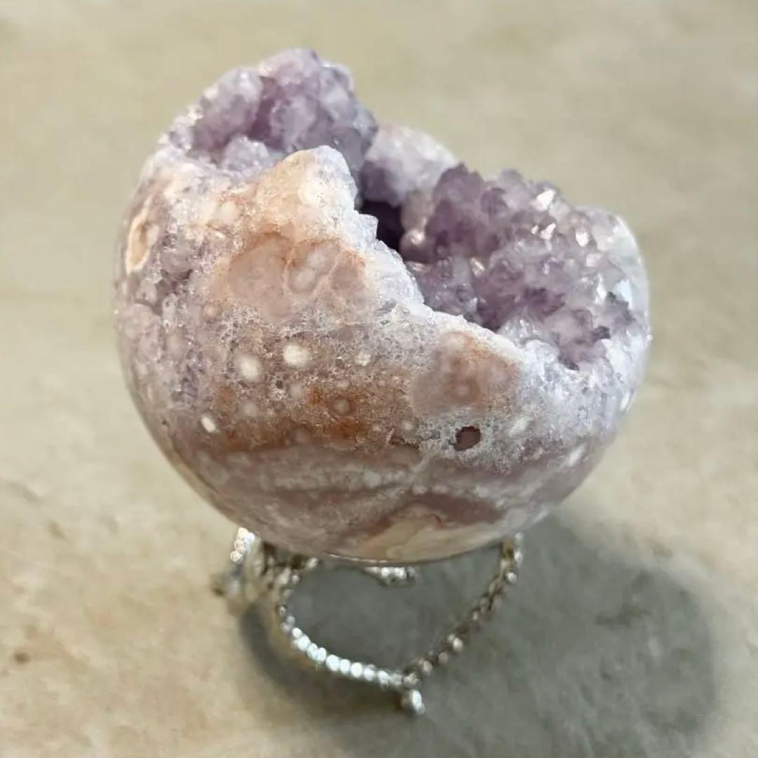 高品質ピンクアメジストスフィア/79.24mm