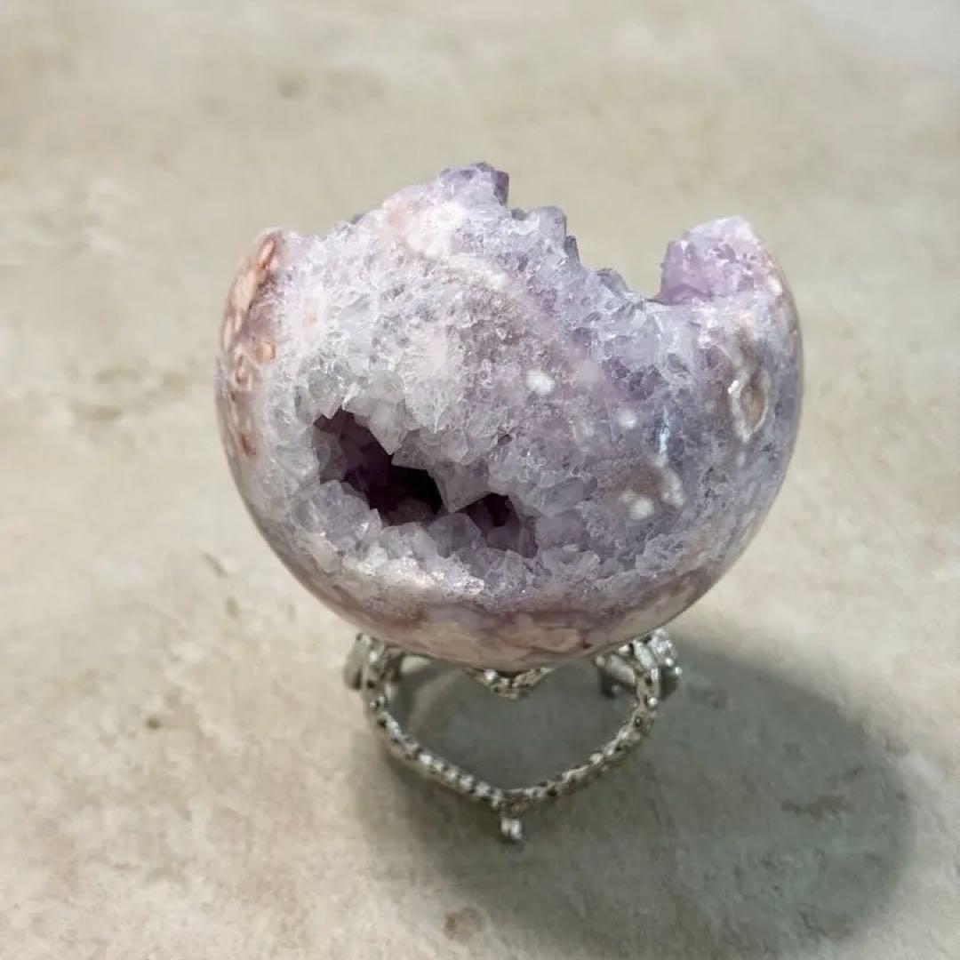 高品質ピンクアメジストスフィア/79.24mm