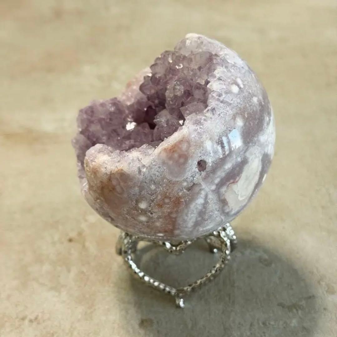 高品質ピンクアメジストスフィア/79.24mm