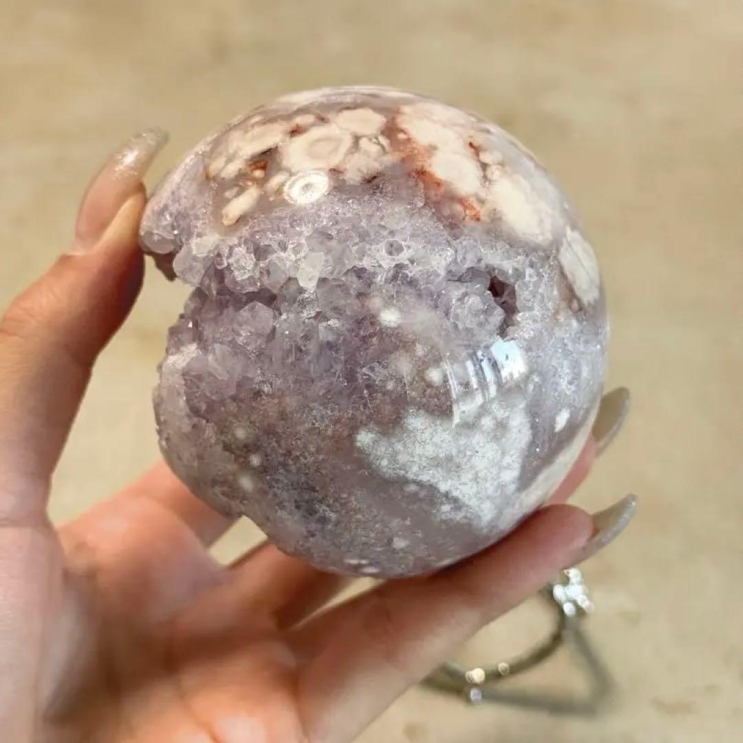 高品質ピンクアメジストスフィア/79.24mm