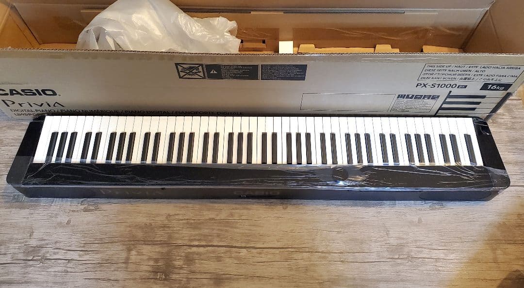 カシオ　Privia　PX-S1000 BK　デジタルピアノ　未使用保管品