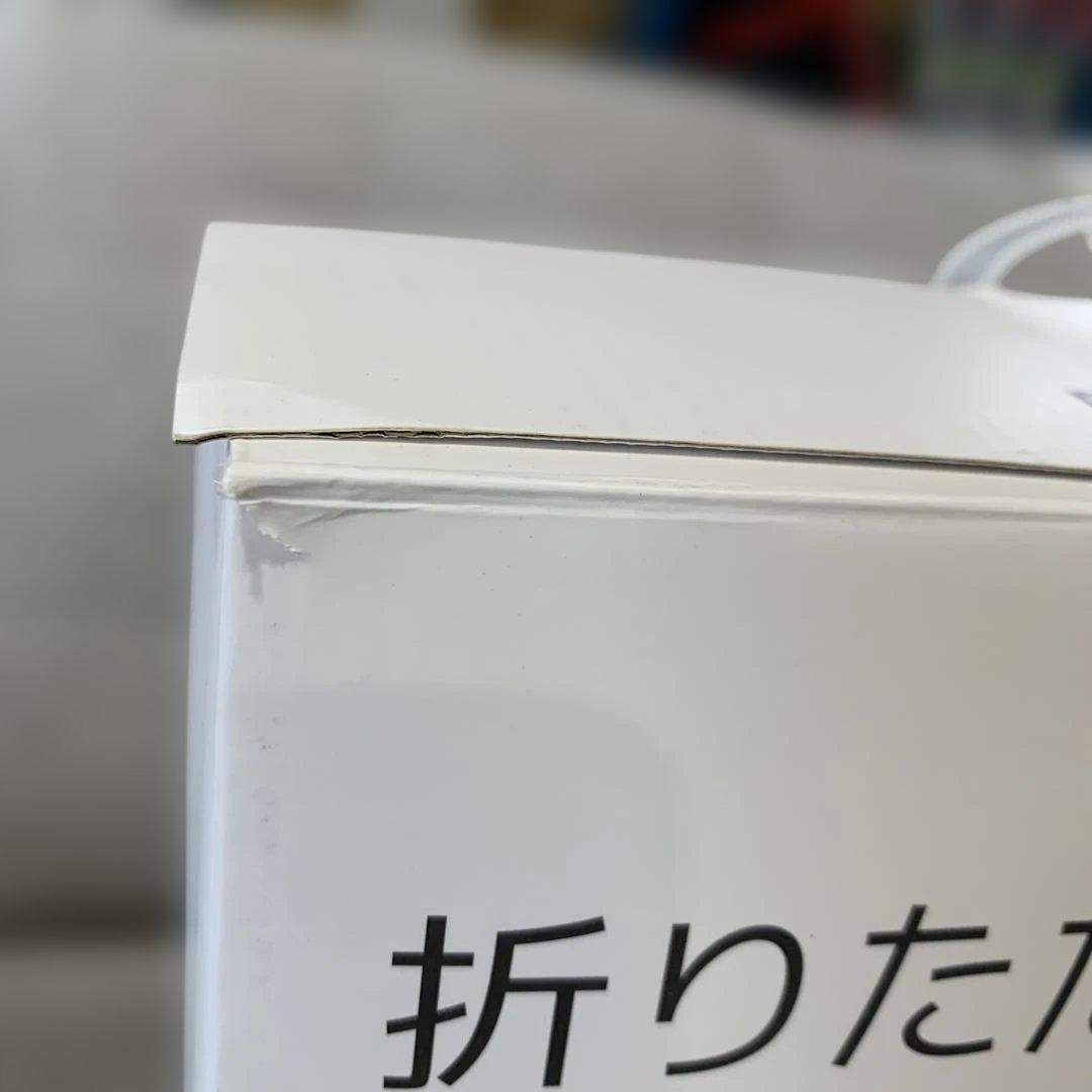 【新品未使用】サクセスアジア 折りたためるコードレスDC扇風機 ホワイト