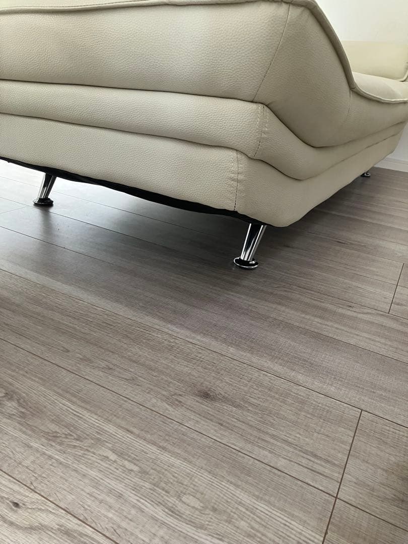 美品【本革】ソファー　3人掛け　大川家具　送料込