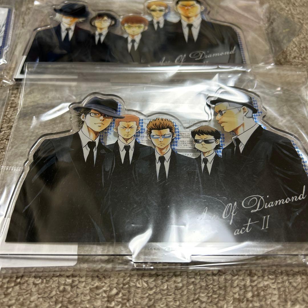 ダイヤのA マフィア アクリルフィギュア　4点セット　御幸一也　沢村　奥村　成宮