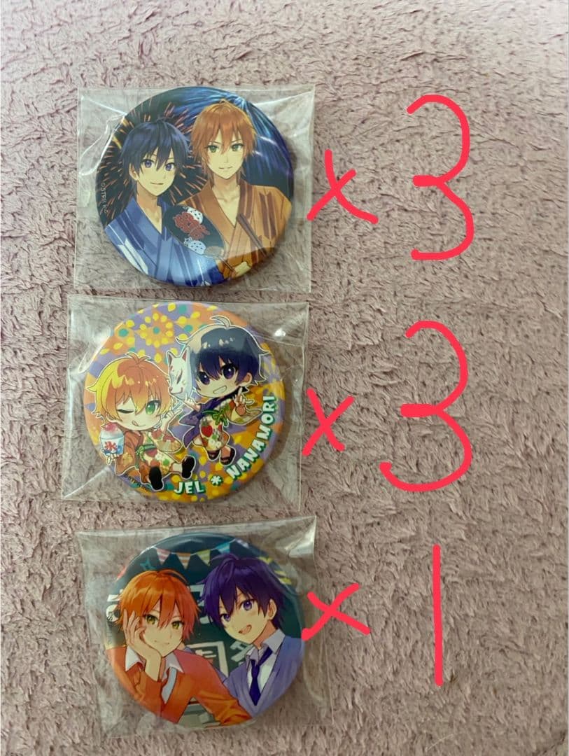 すとぷり　ジェル　缶バッジ