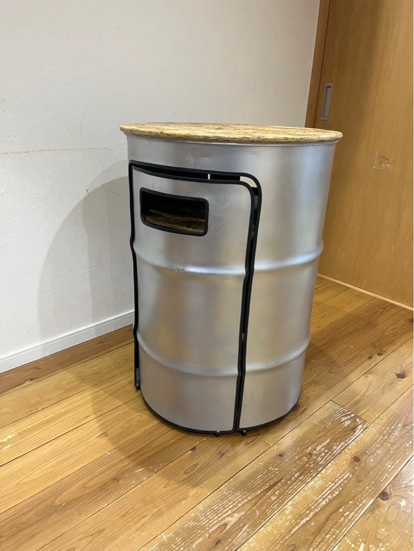 ドラム缶リメイクテーブル&チェアのセット