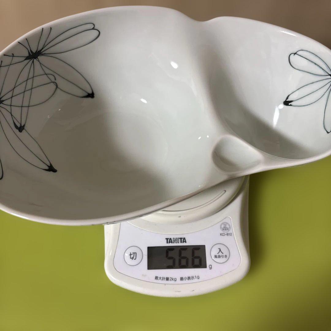 パキラ柄 お皿　ボール　楕円深皿