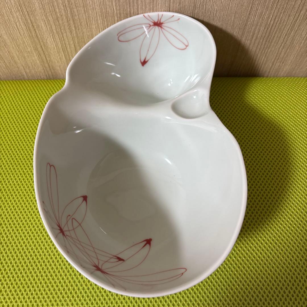 パキラ柄 お皿　ボール　楕円深皿