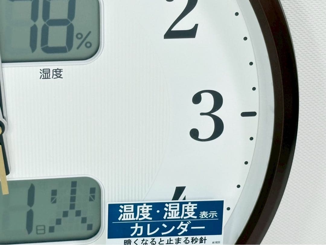 セイコー 掛け時計 直径35.0x5.2cm 電波 アナログ KX383B