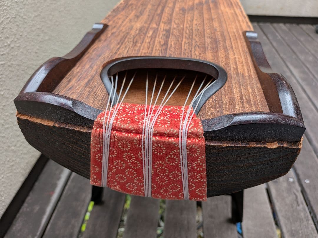 桐製 13弦刳り甲箏=琴