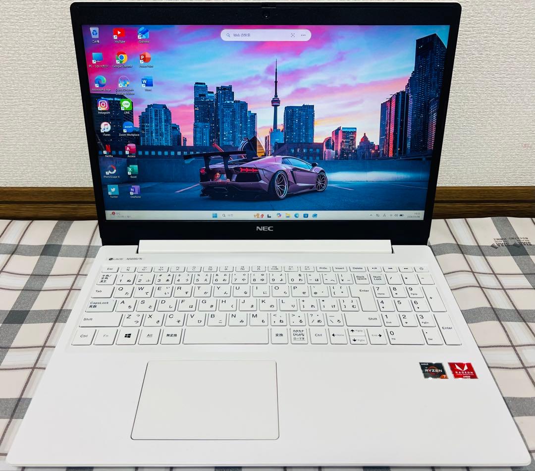 ☆高性能☆NEC Lavie NS600 Ryzen7/12gb/ssd256