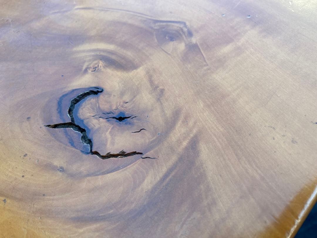 【送料込み！】ケヤキ／一枚板／座卓／ローテーブル