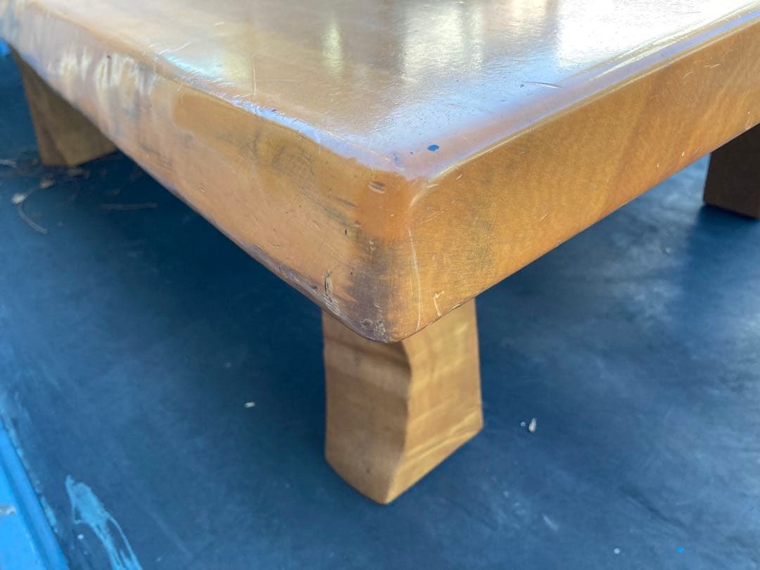 【送料込み！】ケヤキ／一枚板／座卓／ローテーブル