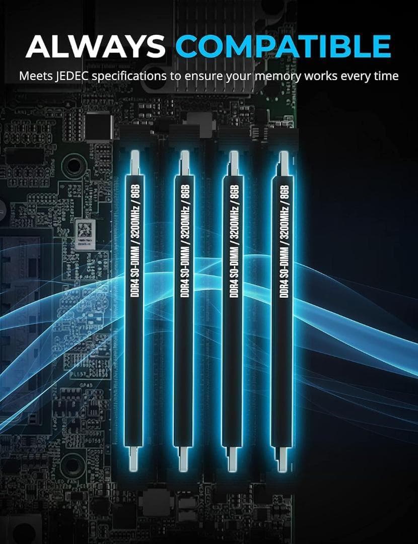 SABRENT 16GB DDR4 3200MHz ノートPCミニPC用新品