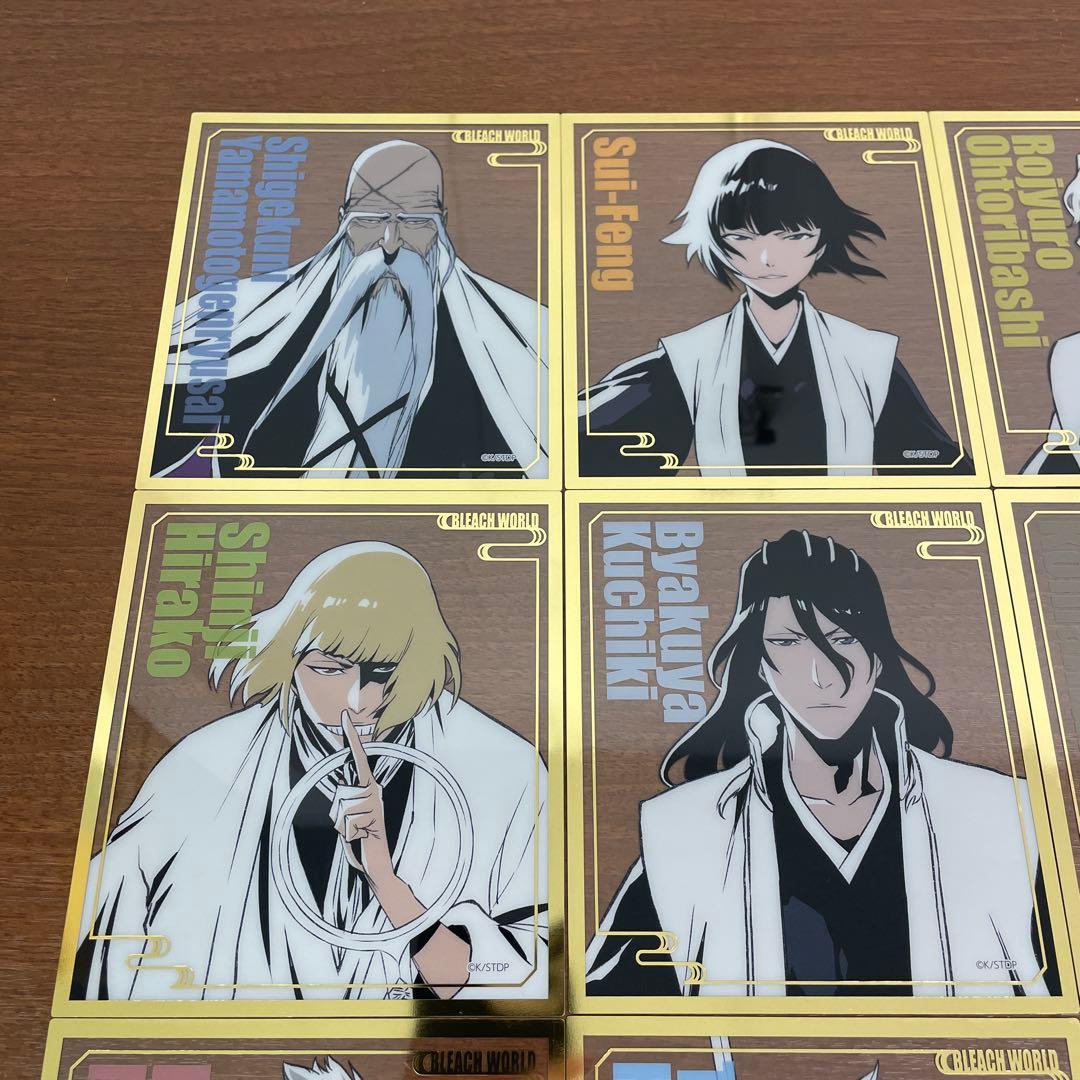 ❶BLEACH WORLD Ver. クリアミニ色紙 全14種 フルコンプ