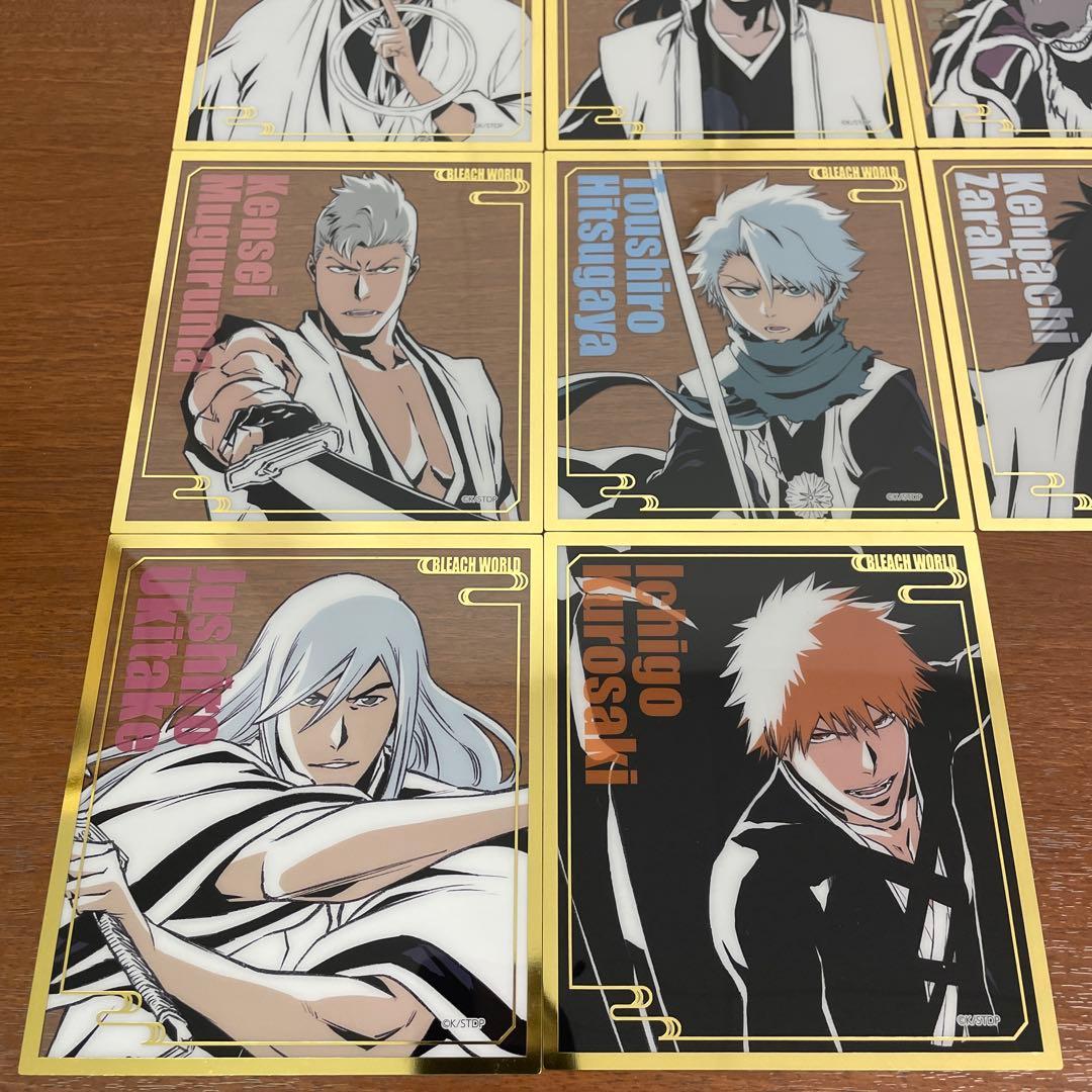 ❶BLEACH WORLD Ver. クリアミニ色紙 全14種 フルコンプ