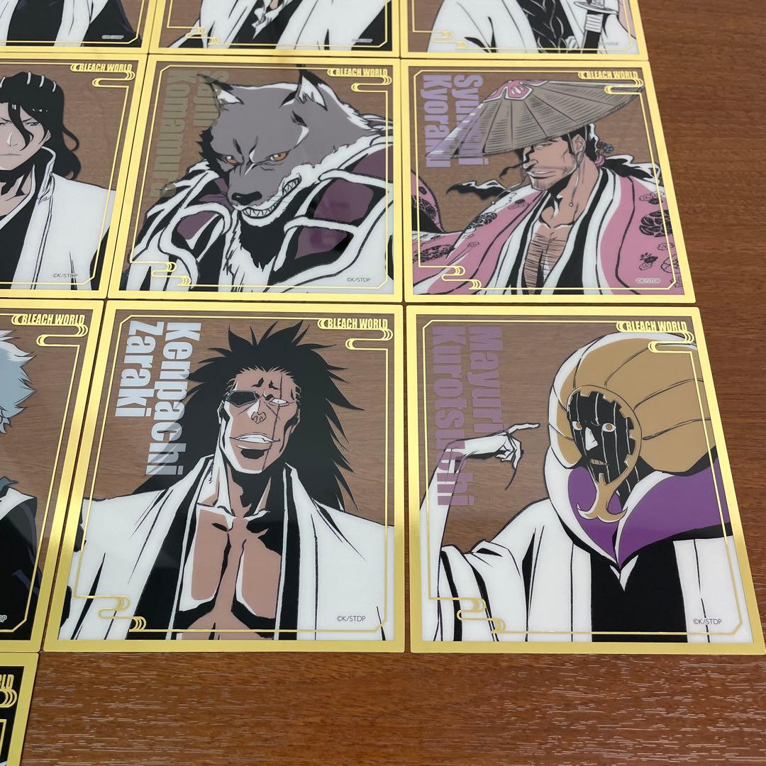 ❶BLEACH WORLD Ver. クリアミニ色紙 全14種 フルコンプ