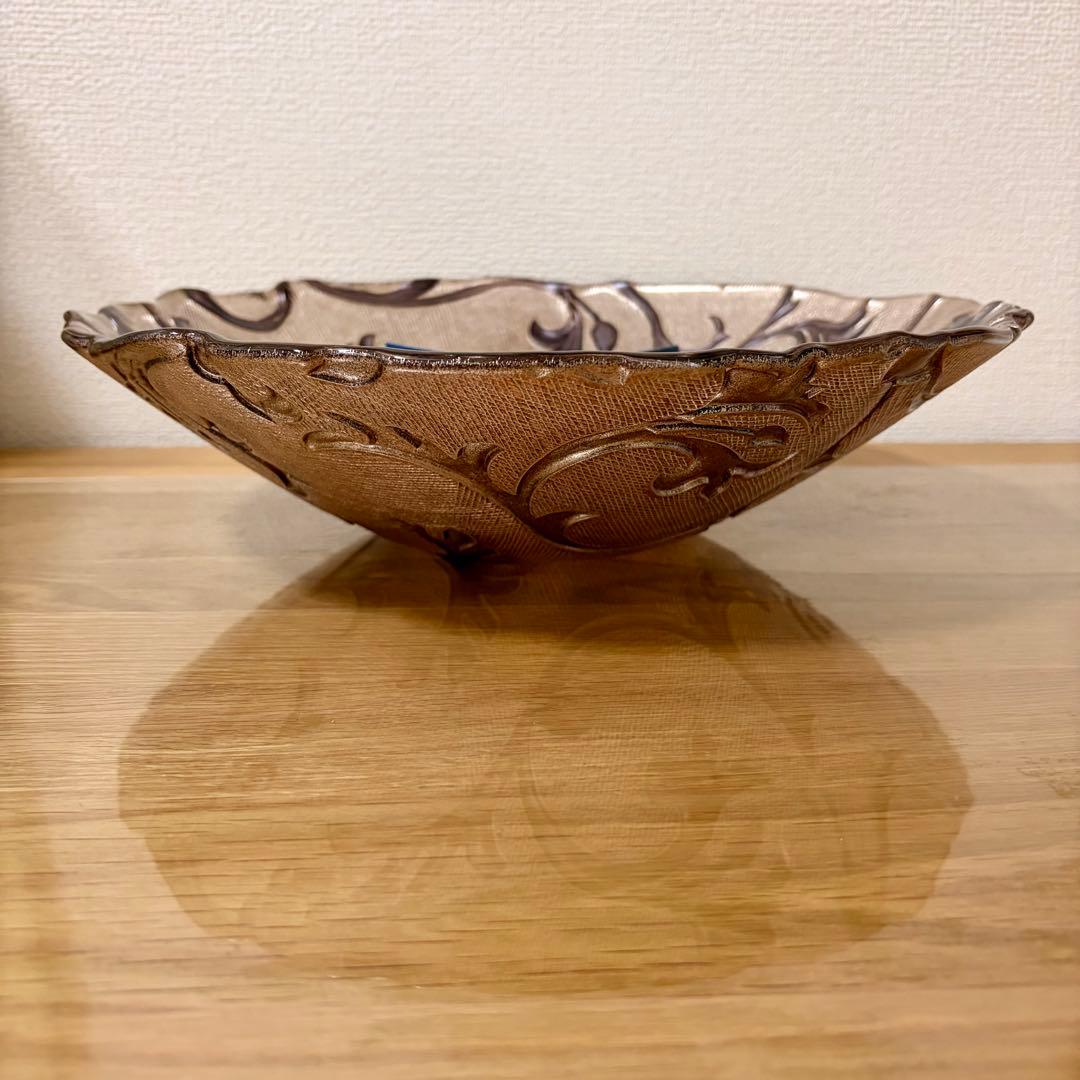 未使用★イタリア製　IVV ビザンツィオガラスボール　ハンドメイド　大ボール