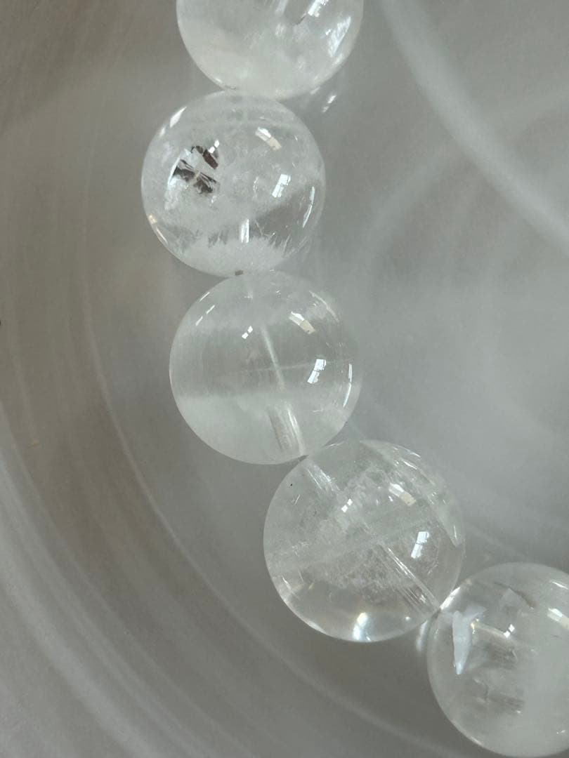 ホワイトガーデンクォーツブレスレット14.5