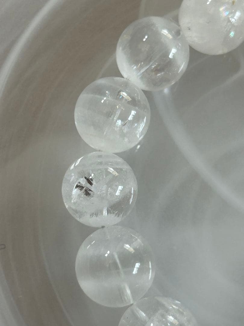 ホワイトガーデンクォーツブレスレット14.5