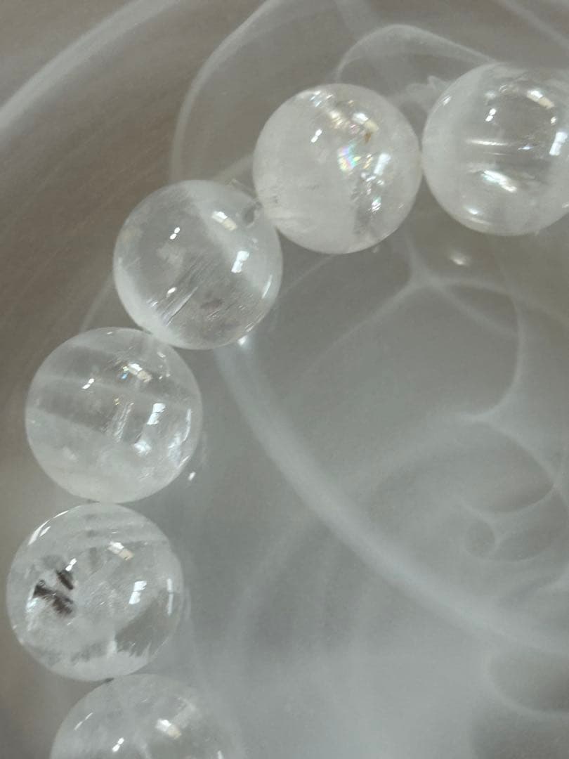 ホワイトガーデンクォーツブレスレット14.5