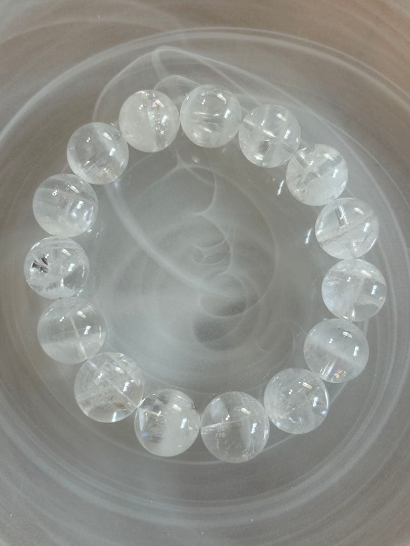 ホワイトガーデンクォーツブレスレット14.5