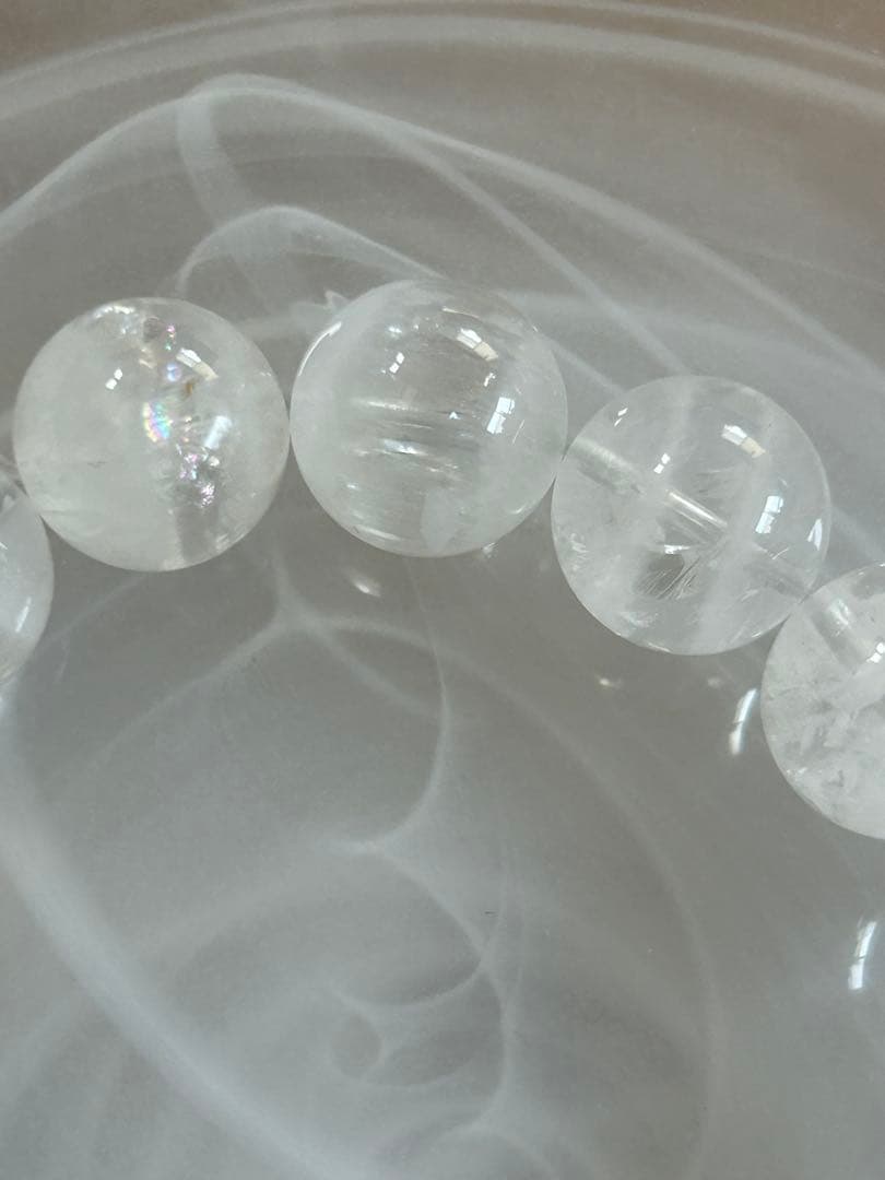 ホワイトガーデンクォーツブレスレット14.5