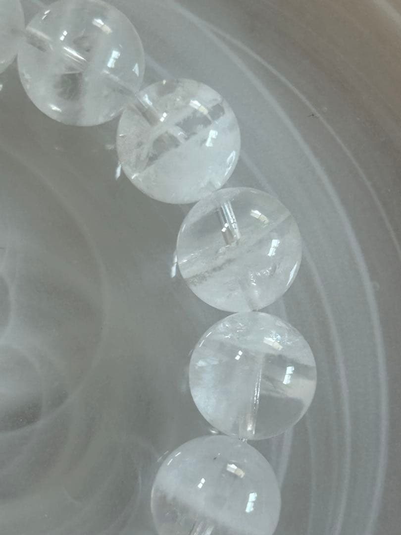 ホワイトガーデンクォーツブレスレット14.5