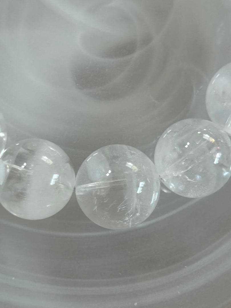 ホワイトガーデンクォーツブレスレット14.5