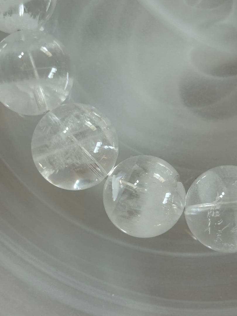 ホワイトガーデンクォーツブレスレット14.5