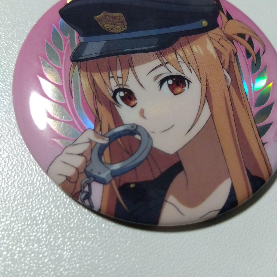 【SAO】アスナ マルイ オフィシャルストア 怪盗 警察 缶バッジ