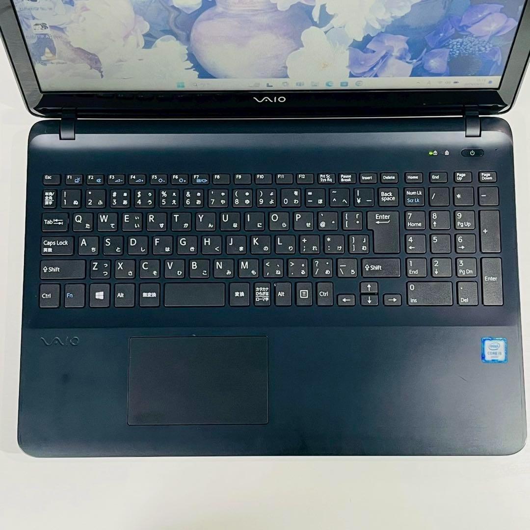 人気VAIO✨ノートパソコン 大画面 DVD カメラ SSD Win11 PC