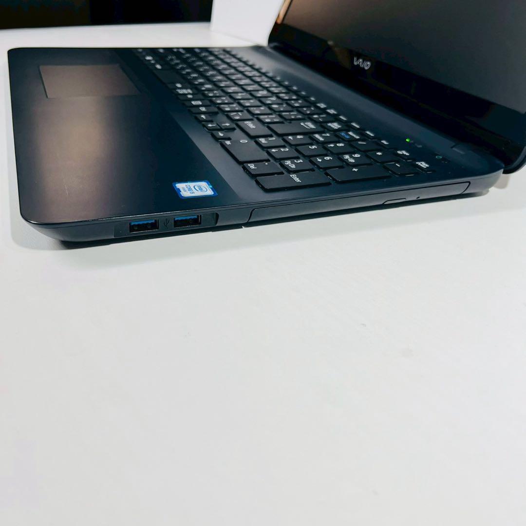 人気VAIO✨ノートパソコン 大画面 DVD カメラ SSD Win11 PC