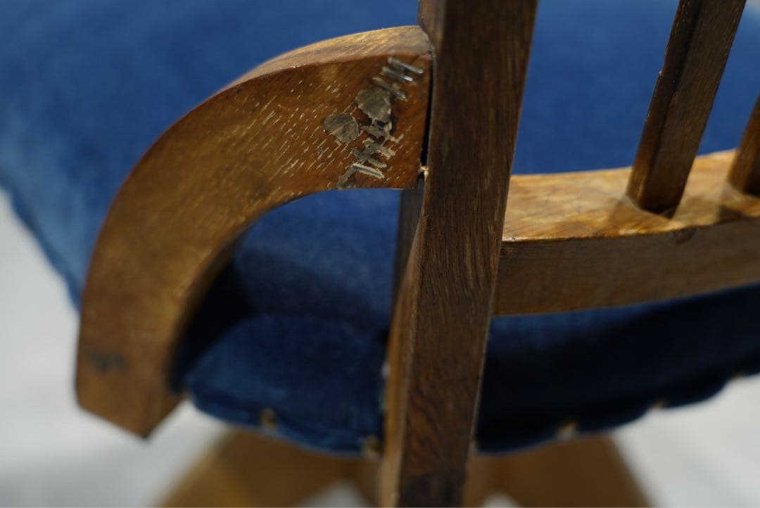 ドクターチェア　大正時代　張替え済み