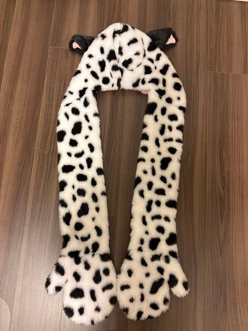 ディズニーリゾート 101匹わんちゃん　ファンキャップ　マフラー