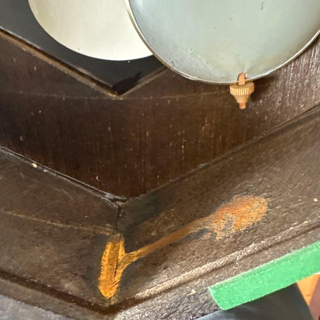 シチズンクオーツ　振り子式壁掛け時計 木製　ジャンク　レトロ