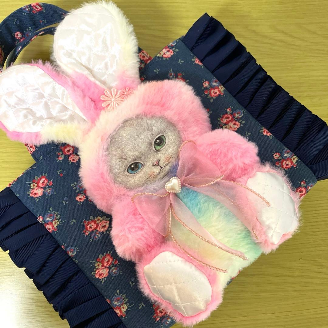 m*e様 コヤンイサムチョン　キャスキッドソン　ユニコーンファー　ボア　フリルバ