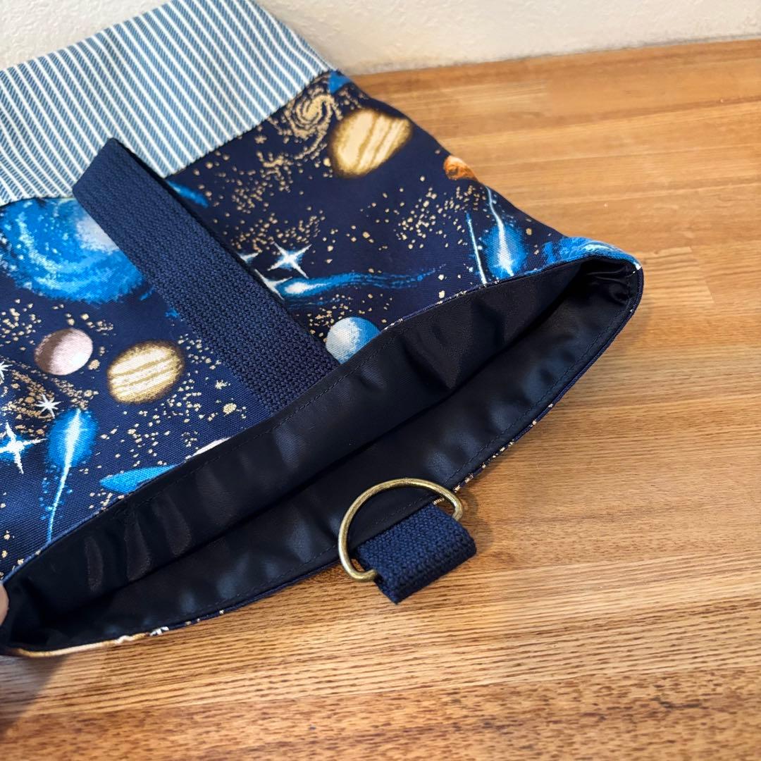 あっさん⭐︎様　入園入学3点セット　宇宙柄　撥水加工生地　ハンドメイド