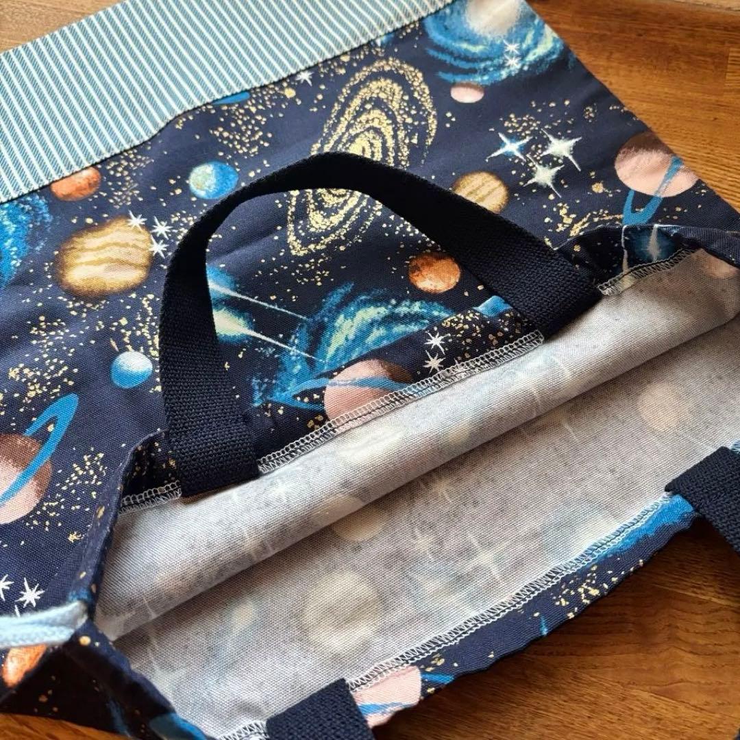 あっさん⭐︎様　入園入学3点セット　宇宙柄　撥水加工生地　ハンドメイド