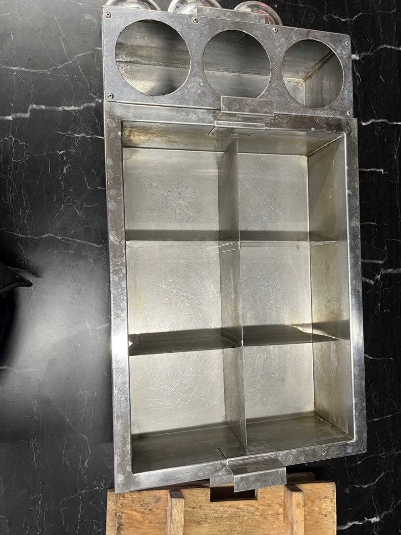 業務用 ガス式 おでん鍋 木製フタ付き 3仕切り