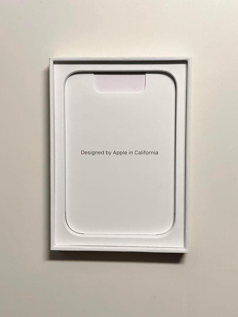 【新品】純正 MagSafe対応iPhoneファインウーブンウォレット・ブルー②