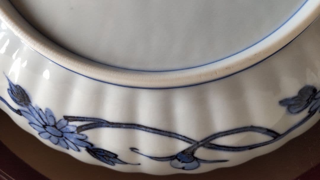 未使用 有田焼 龍峰窯 金彩祥瑞 銘々皿 3枚 古伊万里 御祝い 大きめ