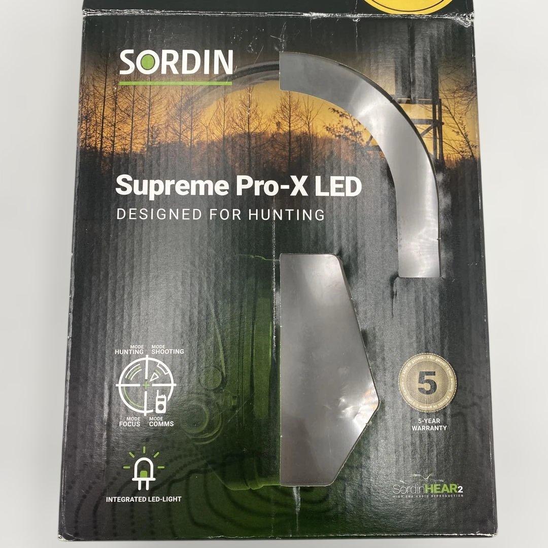 Sordin Supreme Pro-X LED 電子式イヤーマフ　S H59